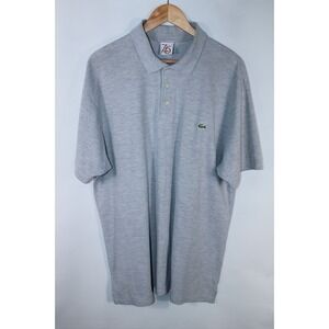 Lacoste Men's Size 8 Gray Short Sleeve Polo Shirt